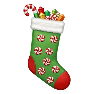 masculine christmas stocking sticker