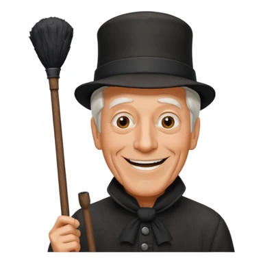 Dick Van Dyke chimney sweep  for discord  sticker