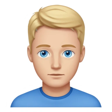 James Hewfield with blue eyes sticker