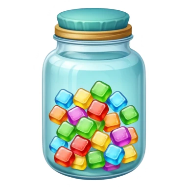 Jar full of sour sugar sticker