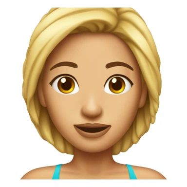 woman in a bikini sticker