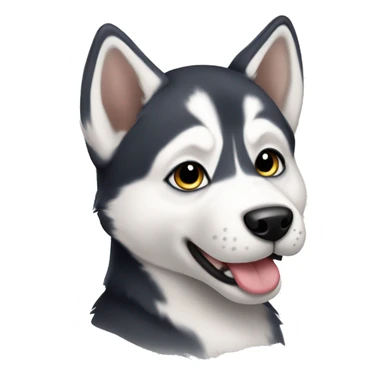 husky puppy  sticker