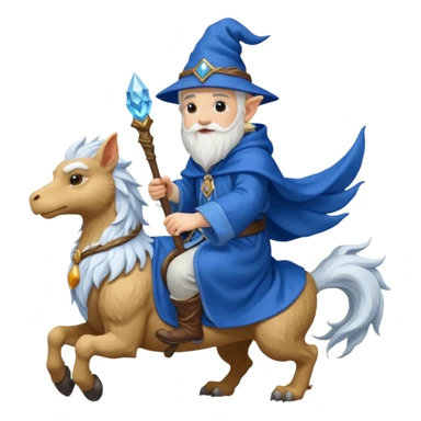 Male Gnome Mage Blizzard World of Warcraft on a griffen sticker