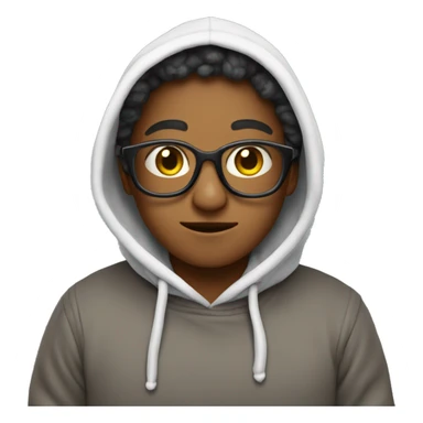 Una oveja usando una sudadera sticker