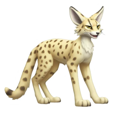 Epic Sergal-Serval-Vernid full body sticker