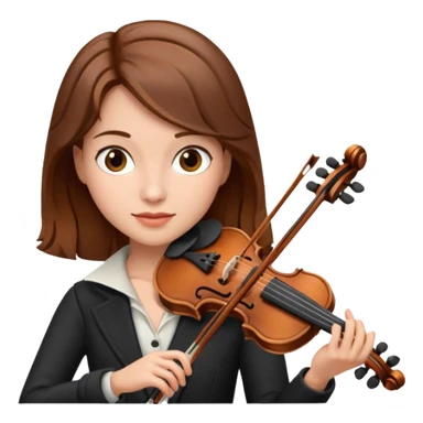 FEMALE VIOLINIST sticker