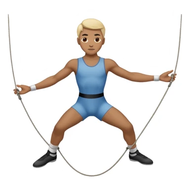 tightrope walker sticker