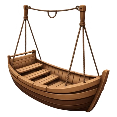 brown Swing Boat Ride  sticker