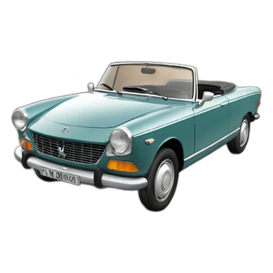 peugeot 404 cabriolet sticker