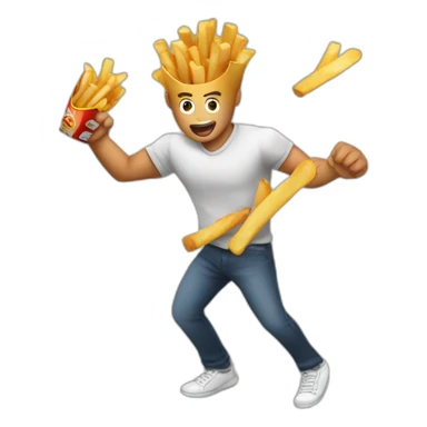 fight-frenchfries sticker