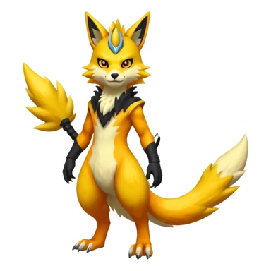 Lombax-Zeraora-Renamon-fusion (full body) sticker