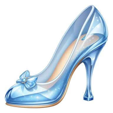 cinderela sapato cristal sticker