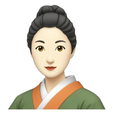 confident-lesbian-scholar-in-the-heian-era sticker