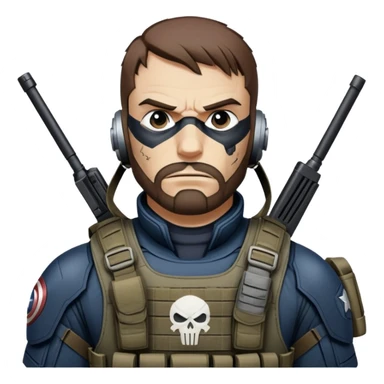 crossbones brock rumlow from captain america: civil war sticker