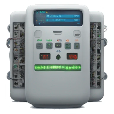 Electricity server monitoring by bot sticker