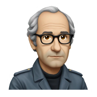 jean-luc godard sticker