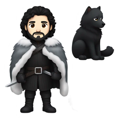 Jon Snow sticker