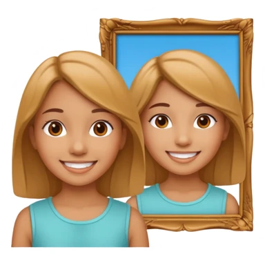 girly two frames of photos sticker