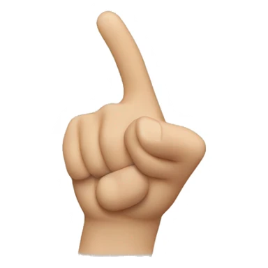  Pointing the thumb toward oneself sticker