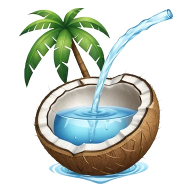 Coconut water sticker
