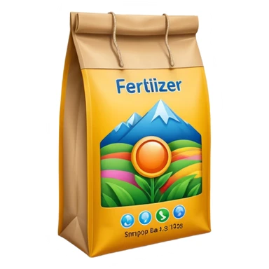 fertilizer packaging sticker
