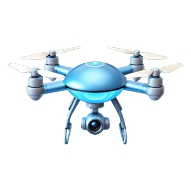 space explorer drone object icon, small futuristic drone with camera lens, glowing blue lights, sci-fi metal body, antenna details, 3D cartoon, mobile game icon style, centered, clean background, soft shadow, no text, no watermark
 
 sticker