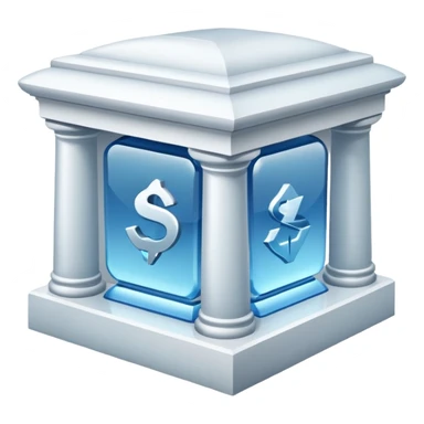 glitter white bank sticker