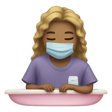 😌 relieved + 🤮 vomiting = sticker