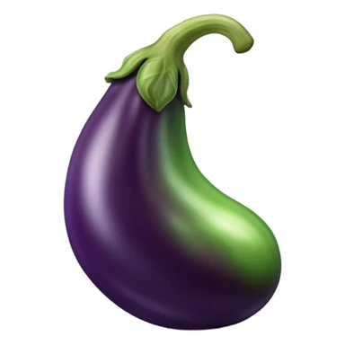 Riding egg plant sticker