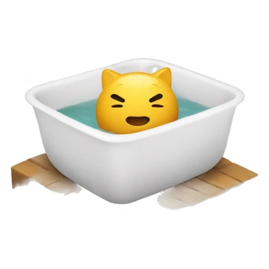 chat qui nage sticker