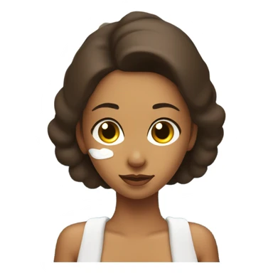 Girl relaxing in spa sticker