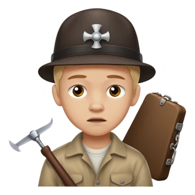 13 y/o Brian robeson at the beginning of Hatchet
struggling with his parents' recent divorce and harboring . He is angry, self-pitying
He is carrying a hatchet
He is on a single-engine plane with a pilot who soon suffers a heart attack, leaving Brian to navigate the crash and his new, harsh reality. sticker