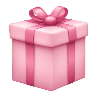 Light pink Christmas gift  sticker