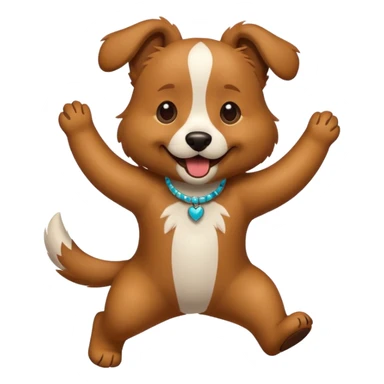 un chien qui danse sticker