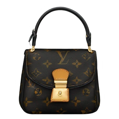 Louis Vuitton bag black sticker