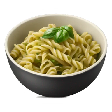 Pesto pasta in a bowl  sticker
