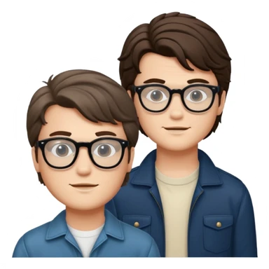 Billy hargrove and Steve harrington and mike in one Photo Wearing Glasses Looking cool and having Aura. sticker