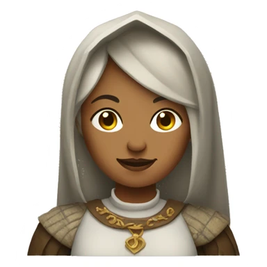 medieval woman rich sticker