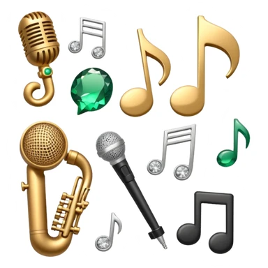 In the “songCount” “friendsTime” “listeningTime” theme, there were a total of 15 emoji designs, each of them had 5 emoji, emoji color tones were colors that were a mixture of mines such as bronze silver gold diamond emerald amethyst, emoji designs will be like this, each name has 5 emojis, for example, “songCount” has 5 different colored emojis, and these emojis are music-related emojis, such as pilak microphone loudspeaker, etc.  sticker