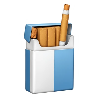 unopened pack of cigarettes, without any markings sticker