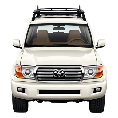 Toyota Land Cruiser - Toyota (Model Year: 2021) (Iconic colour: White) sticker