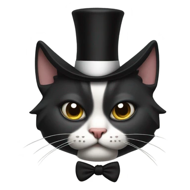 Cat tripping on acid… Dressed like Abraham Lincoln sticker
