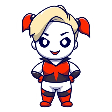 Harley Quinn from DC Comics sticker