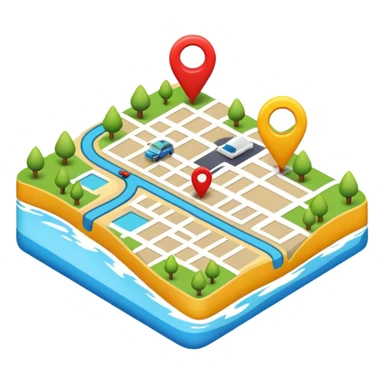 GPS Map
 sticker