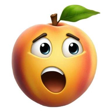 Peach doing a fart sticker