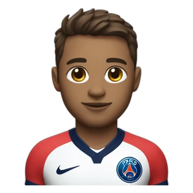cat avec un maillot du psg sticker