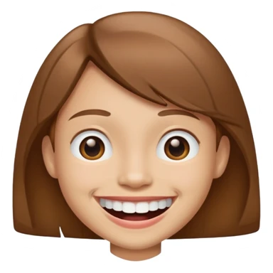 big smile with missing front tooth sticker