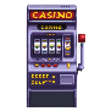 casino slot machine sticker