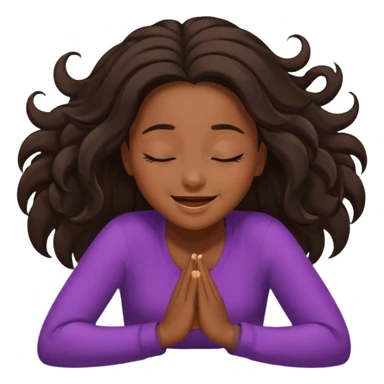 Black girl Falling to the floor in love sticker