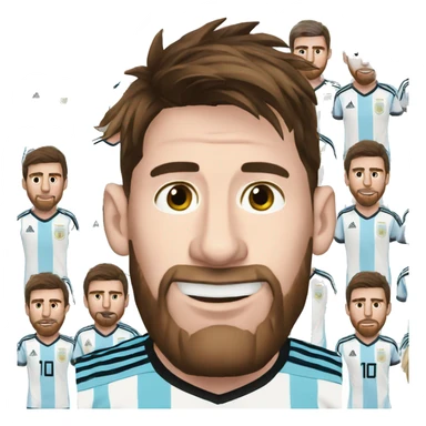 Messi argentina sticker
